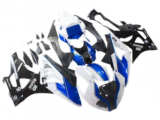 Carena Moto BMW S1000RR 2009-2014 - Bianco Blu Nero Lucido Castrol
