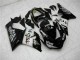 Carena Moto Kawasaki ZX6R 2005-2006 - Nero Lucido Bianco West