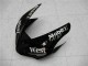 Carena Moto Kawasaki ZX6R 2005-2006 - Nero Lucido Bianco West