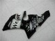 Carena Moto Kawasaki ZX6R 2005-2006 - Nero Lucido Bianco West