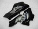 Carena Moto Kawasaki ZX6R 2005-2006 - Nero Lucido Bianco West