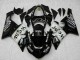 Carena Moto Kawasaki ZX6R 2005-2006 - Nero Lucido Bianco West