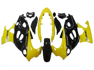Carena Moto Suzuki GSX600F/GSX750F 2004-2006 - Nero Lucido Giallo Fabbrica