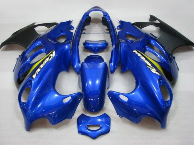 Carena Moto Suzuki GSX600F/GSX750F 2004-2006 - Blu Giallo Nero Opaco Katana