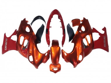 Carena Moto Suzuki GSX600F/GSX750F 2004-2006 - Burnt Arancia Bianco Logo Fabbrica