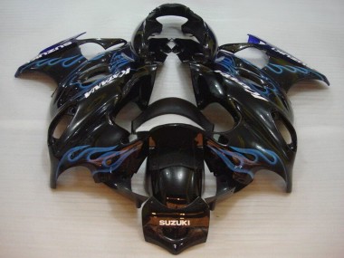 Carena Moto Suzuki GSX600F/GSX750F 2004-2006 - Nero Lucido Blu Fiamma Fabbrica