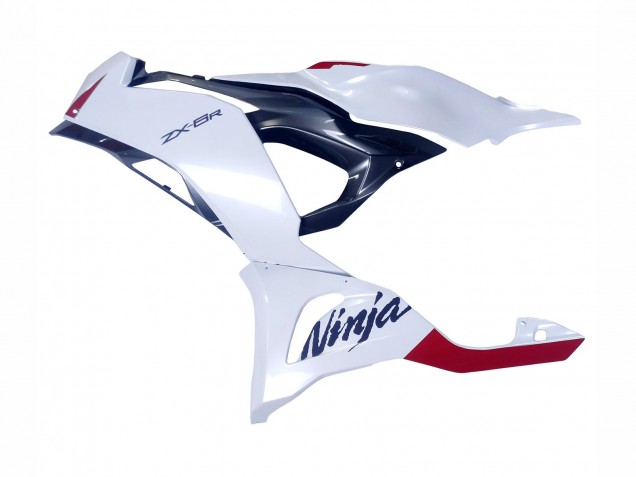 Carena Moto Kawasaki ZX6R 2023-2025 - Bianco Perla Nero Rosso