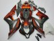 Kit Carena Moto Honda CBR600RR 2007-2008 - Arancia Nero Opaco