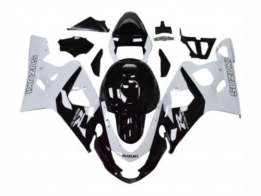 Carena Moto Suzuki GSXR 600 / GSXR 750 2004-2005 - Bianco Nero Fabbrica