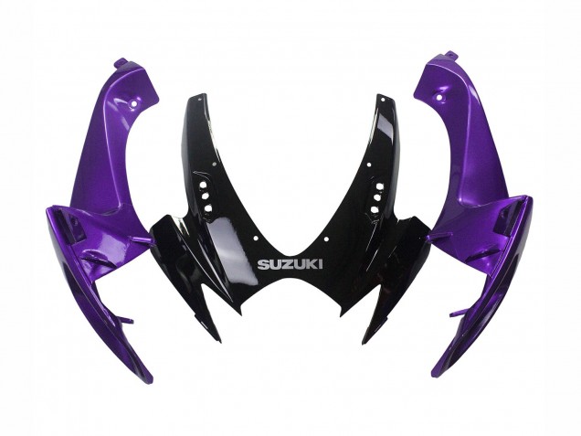 Kit Carena Moto Suzuki GSXR 600 / GSXR 750 2006-2007 - Viola Nero Lucido