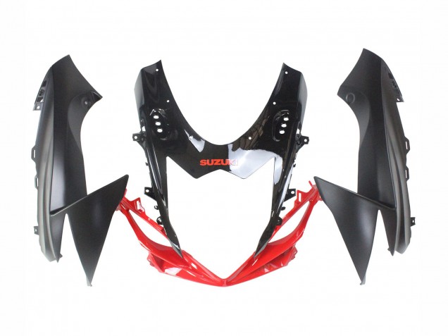 Carena Moto Suzuki GSXR 600 / GSXR 750 2011-2024 - Nero Grigio Rosso Linea