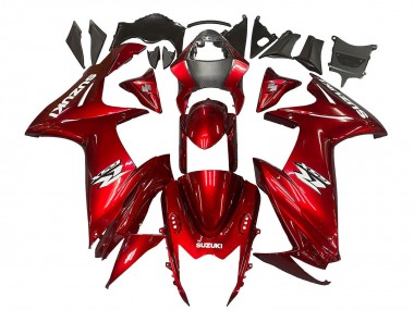Carena Moto Suzuki GSXR 600 / GSXR 750 2011-2024 - Rosso Bianco Decal Fabbrica