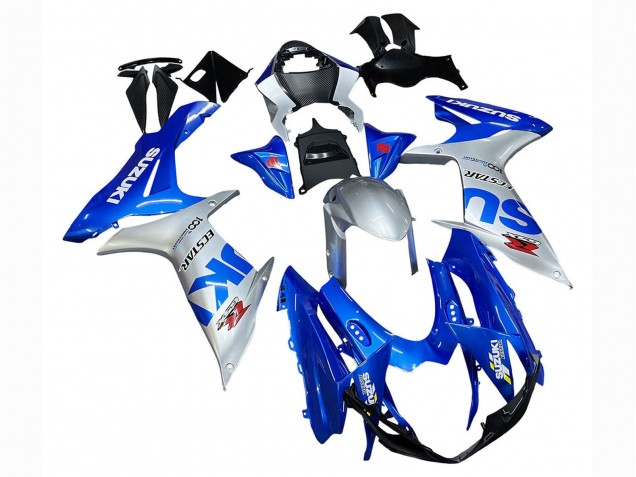 Carena Moto Suzuki GSXR 600 / GSXR 750 2011-2024 - Blu Argento Ecstar