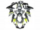 Carena Moto Suzuki GSXR 600 / GSXR 750 2011-2024 - Argento Giallo Nero