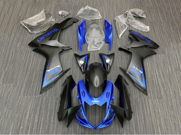 Kit Carena Moto Suzuki GSXR 600 / GSXR 750 2011-2024 - Blu Nero Opaco