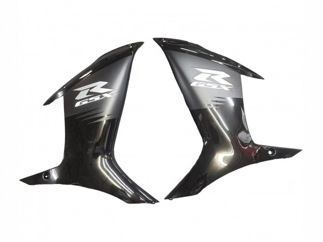 Carena Moto Suzuki GSXR 600 / GSXR 750 2011-2024 - Nero Opaco Nero Lucido Bianco Decal