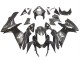 Carena Moto Suzuki GSXR 600 / GSXR 750 2011-2024 - Nero Opaco Nero Lucido Bianco Decal