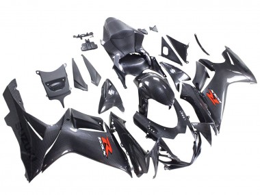 Carena Moto Suzuki GSXR 600 / GSXR 750 2011-2024 - Nero Fibra di Carbonio Rosso Fabbrica