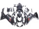Carena Moto Suzuki GSXR 600 / GSXR 750 2011-2024 - Nero Fibra di Carbonio Rosso