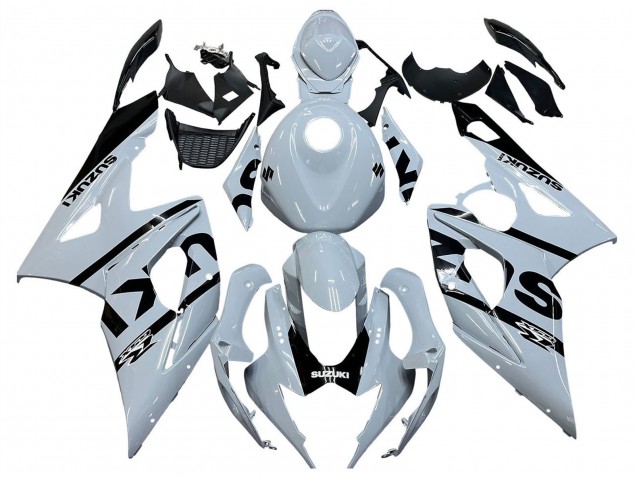 Carena Moto Suzuki GSXR 1000 2005-2006 - Bianco Nero