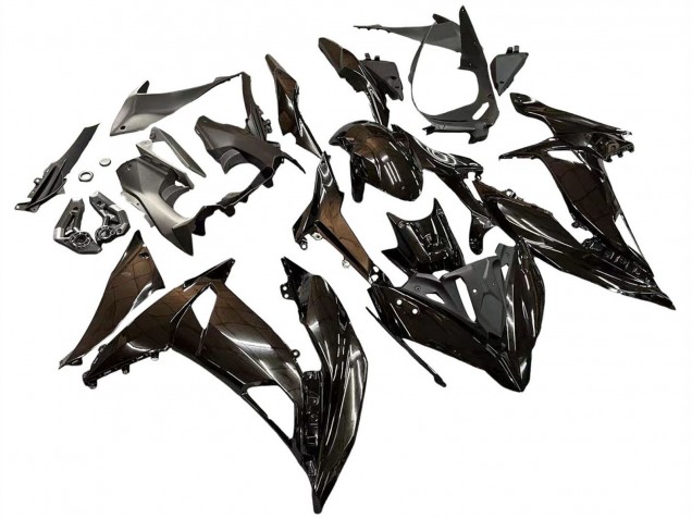 Carena Moto Kawasaki Ninja 650 EX650 2017-2019 - Nero Lucido