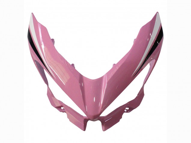 Carena Moto Kawasaki Ninja 400 2018-2024 - Rosa Nero Opaco Honeycomb