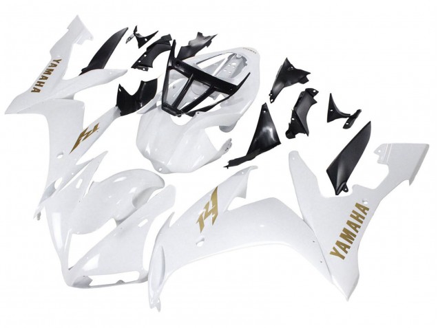 Carena Moto Yamaha YZF 1000 R1 2004-2006 - Bianco Oro Decals