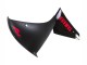 Carena Moto Yamaha YZF 1000 R1 2009-2011 - Nero Opaco Rosso Decal