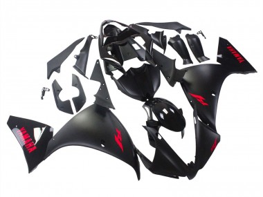 Carena Moto Yamaha YZF 1000 R1 2012-2014 - Nero Lucido Nero Opaco Rosso Fabbrica