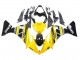 Carena Moto Yamaha YZF 1000 R1 2012-2014 - Giallo Bianco Nero