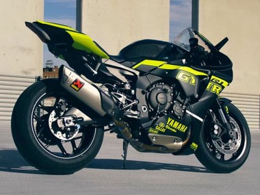 Carena Moto Yamaha YZF 1000 R1 2020-2025 - Nero Lucido Fluorescent Giallo Fabbrica