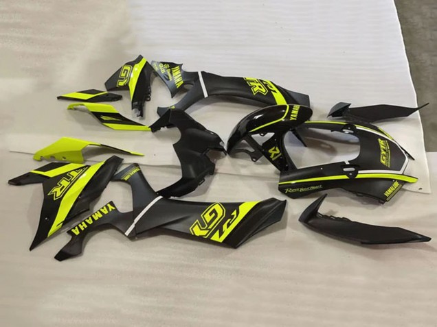 Carena Moto Yamaha YZF 1000 R1 2020-2025 - Nero Lucido Fluorescent Giallo