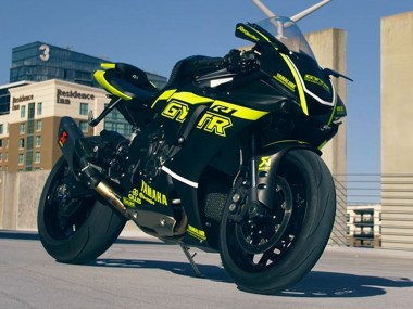 Carena Moto Yamaha YZF 1000 R1 2020-2025 - Nero Lucido Fluorescent Giallo Fabbrica
