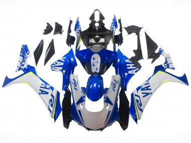 Carena Moto Yamaha YZF 1000 R1 2020-2025 - Bianco Blu Neon Giallo Nero Lucido Fabbrica