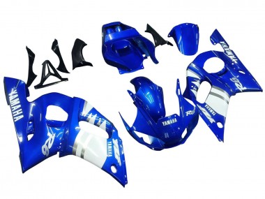 Carena Moto Yamaha YZF 600 R6 1998-2002 - Blu Bianco Fabbrica