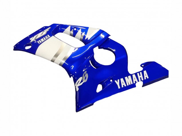 Carena Moto Yamaha YZF 600 R6 1998-2002 - Blu Bianco