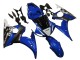 Carena Moto Yamaha YZF R6 2003-2004 - Blu Bianco Nero Lucido Yamalube