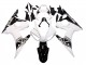 Carena Moto Yamaha YZF R6 2003-2004 - Bianco Nero Lucido