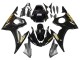 Carena Moto Yamaha YZF R6 2003-2004 - Nero Lucido Oro Decals