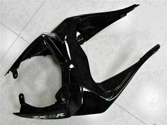 Carena Moto Kawasaki ZX6R 2009-2012 - Nero Lucido Bianco Ninja