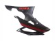 Carena Moto Yamaha YZF 600 R6 2008-2016 - Nero Lucido Nero Opaco Rosso Banda