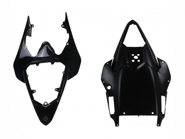 Carena Moto Yamaha YZF 600 R6 2008-2016 - Nero Lucido Nero Opaco Rosso Banda