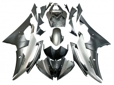 Carena Moto Yamaha YZF 600 R6 2008-2016 - Argento Grigio Fabbrica