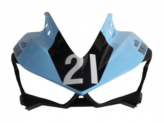 Carena Moto Yamaha YZF R3/R25 2015-2018 - Azzurro Chiaro Nero Yamalube 21