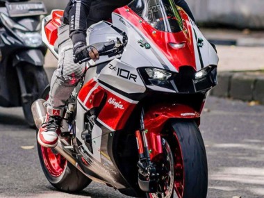Carena Moto Kawasaki ZX10R 2021-2025 - Bianco Rosso Nero Fabbrica