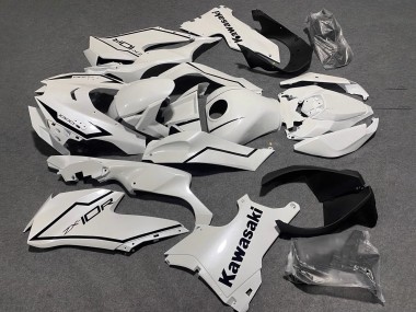 Carena Moto Kawasaki ZX10R 2021-2025 - Bianco Perla Nero Fabbrica