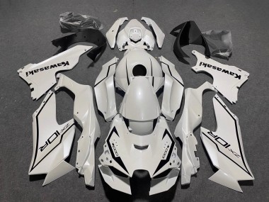 Carena Moto Kawasaki ZX10R 2021-2025 - Bianco Perla Nero Fabbrica