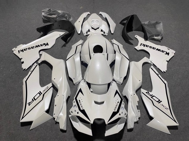 Carena Moto Kawasaki ZX10R 2021-2025 - Bianco Perla Nero