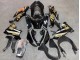 Carena Moto Kawasaki ZX10R 2021-2025 - Nero Lucido Oro Elf Nevicare