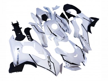 Carena Moto Kawasaki ZX10R 2021-2025 - Bianco Nero Fabbrica